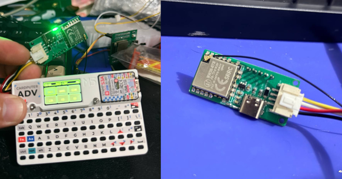 Cardputer Dual-Band Expansion Board (BW20-12F + GPS)